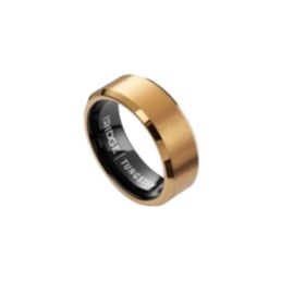 8mm beveled ring set