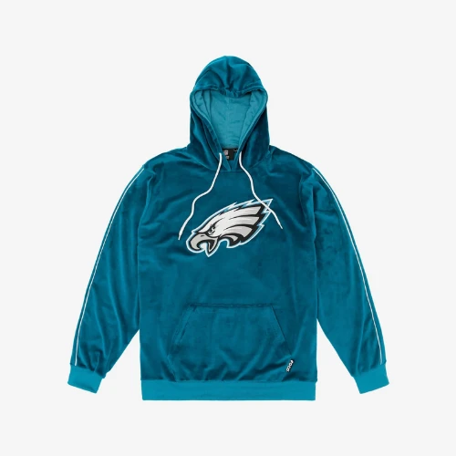 Philadelphia Eagles Velour Hooded Sweatshirt